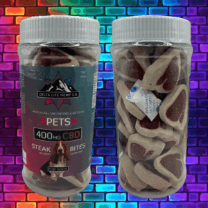 Steak Bites CBD Dog Treats 400mg